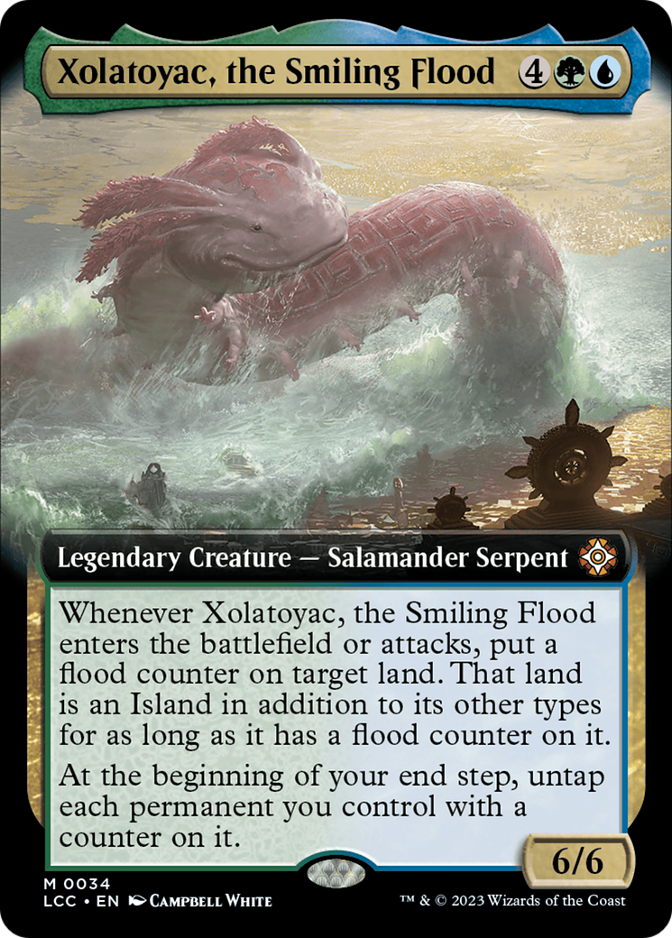 Xolatoyac, the Smiling Flood (Extended Art) (LCC-034) - The Lost Caverns of Ixalan Commander: (Extended Art) Foil-1