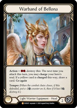 Warband of Bellona [EVO247] (Bright Lights)  Rainbow Foil-1
