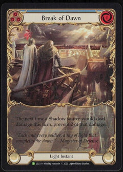 Break of Dawn (Blue) [LGS171] (Promo)  Rainbow Foil-1