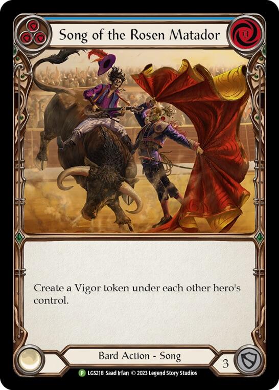 Song of the Rosen Matador [LGS218] (Promo)  Rainbow Foil-1