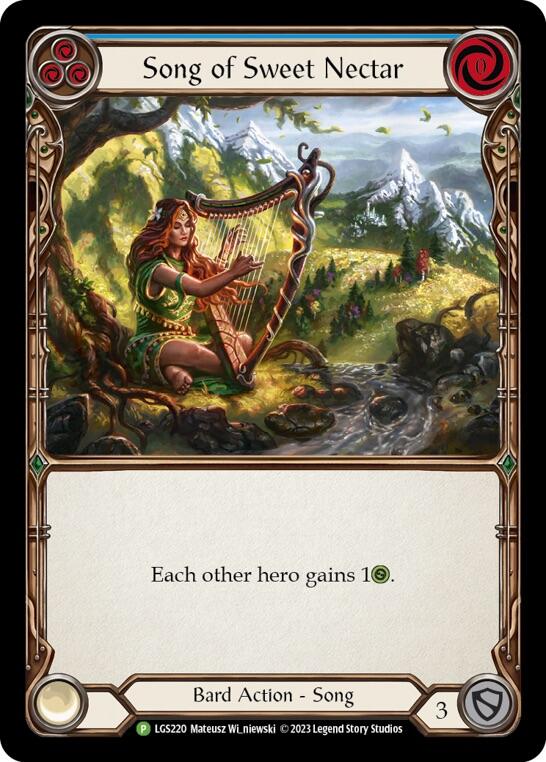 Song of Sweet Nectar [LGS220] (Promo)  Rainbow Foil-1
