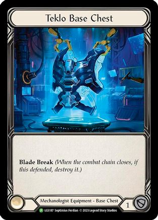 Teklo Base Chest - LGS187 (LGS187) - Flesh and Blood: Promo Cards Cold Foil-1