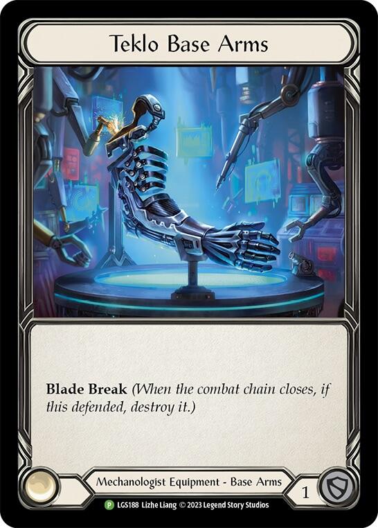 Teklo Base Arms [LGS188] (Promo)  Cold Foil-1