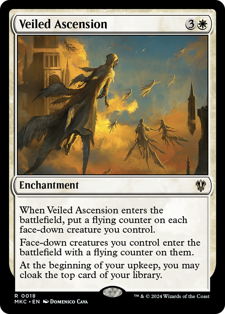 Veiled Ascension (MKC-018) - Murders at Karlov Manor Commander-1