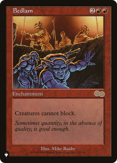 Bedlam [The List]-1