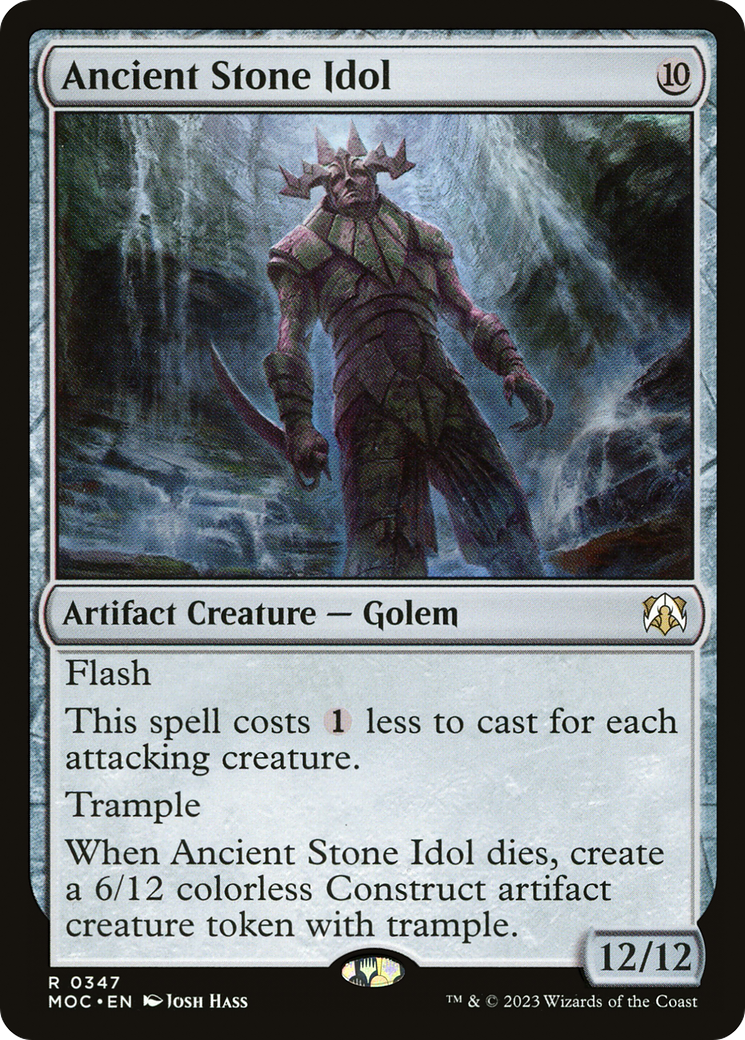 Ancient Stone Idol [March of the Machine Commander]-1