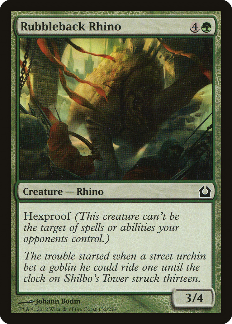 Rubbleback Rhino [Return to Ravnica]-1