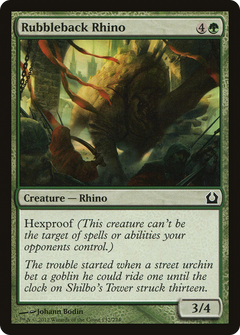 Rubbleback Rhino [Return to Ravnica]-1