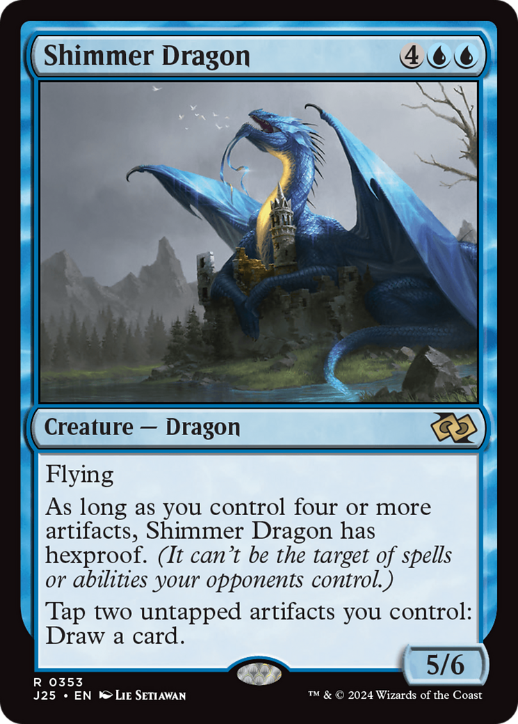 Shimmer Dragon [Foundations Jumpstart]-1