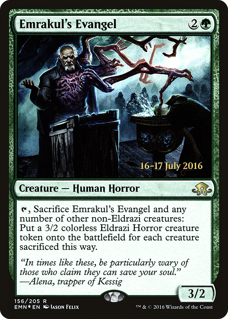 Emrakul's Evangel [Eldritch Moon Prerelease Promos]-1