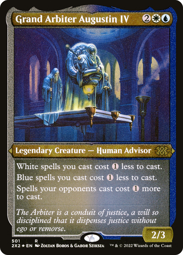 Grand Arbiter Augustin IV (Foil Etched) [Double Masters 2022]-1