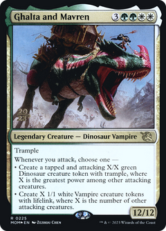 Ghalta and Mavren [March of the Machine Prerelease Promos]-1