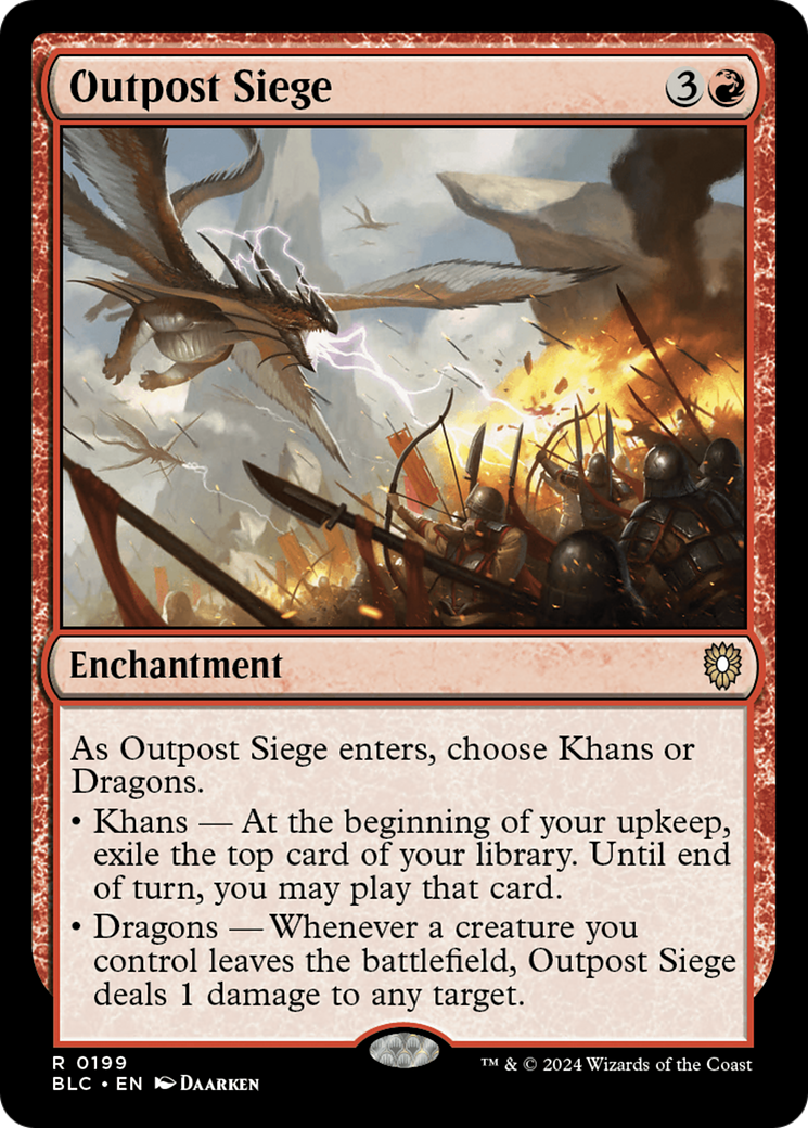 Outpost Siege [Bloomburrow Commander]-1