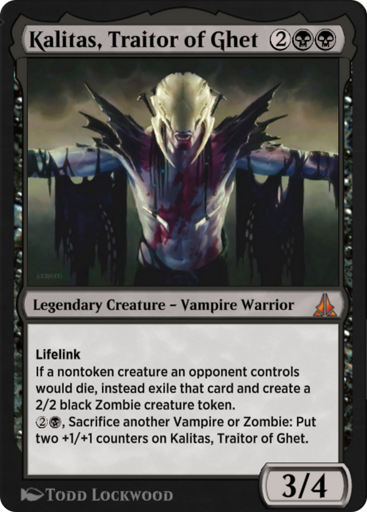 Kalitas, Traitor of Ghet (EA1-005) - Explorer Anthology 1-1