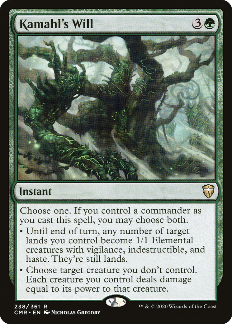 Kamahl's Will [Commander Legends]-1