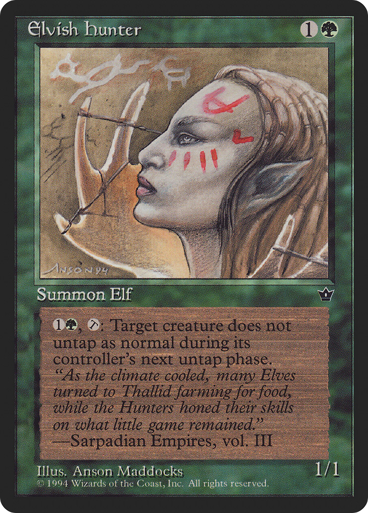 Elvish Hunter (Anson Maddocks) [Fallen Empires]-1