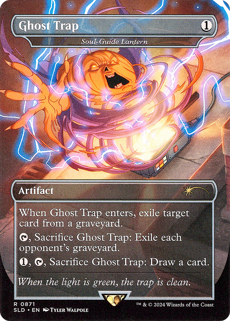 Soul-Guide Lantern (SLD-871) - Secret Lair Drop / Ghost Trap (Borderless)-1