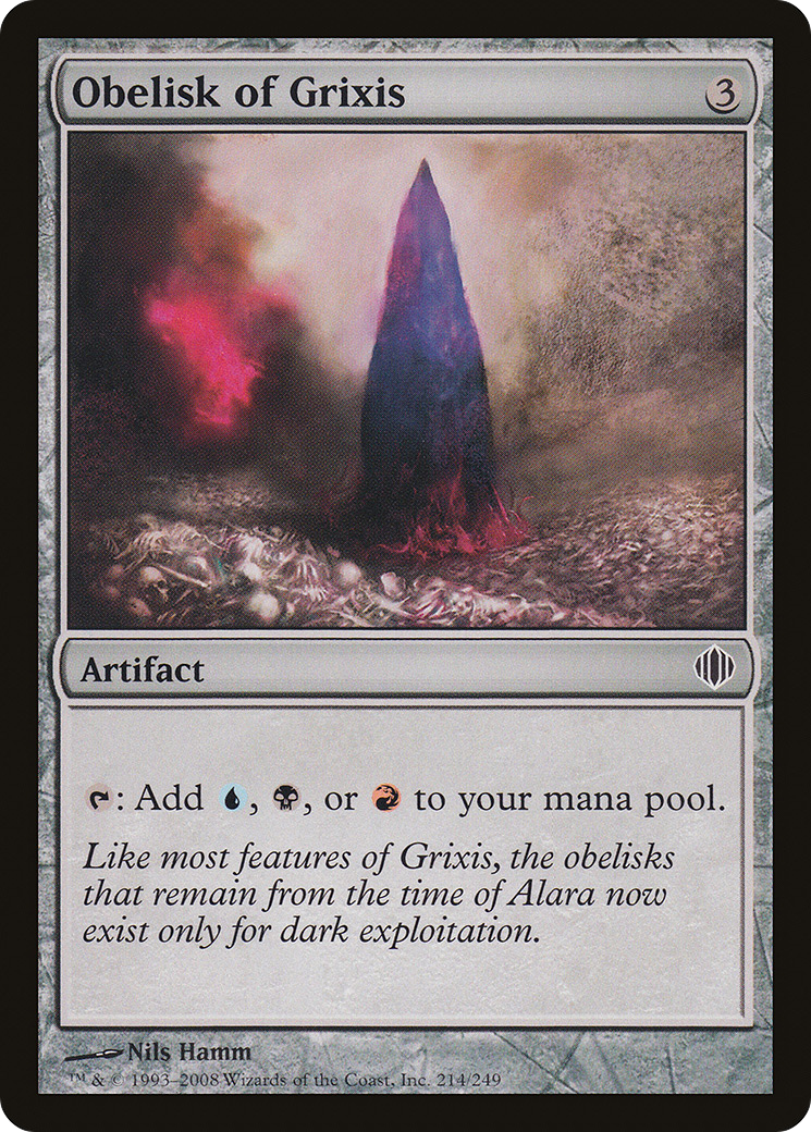 Obelisk of Grixis [Shards of Alara]-1