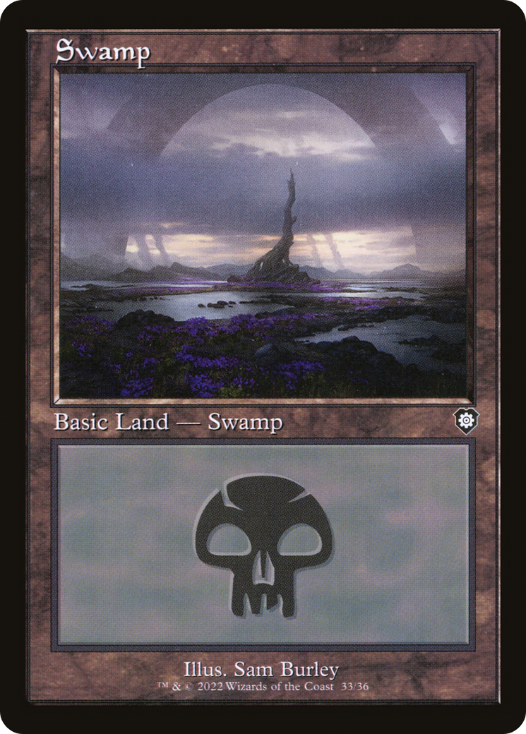 Swamp (033) (Retro) [The Brothers' War Commander]-1