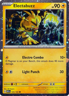 Electabuzz (125/165) (Cosmos Holo) [Miscellaneous Cards]-1
