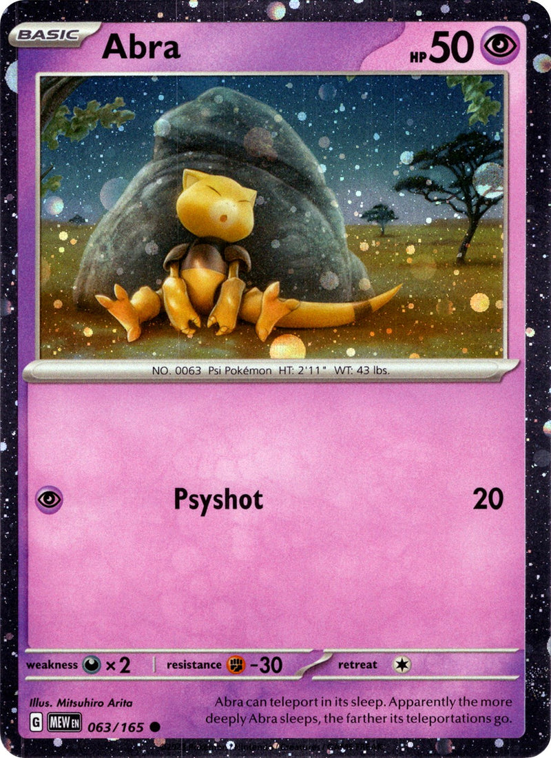 Abra (063/165) (Cosmos Holo) [Miscellaneous Cards]-1