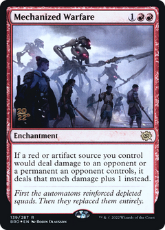 Mechanized Warfare [The Brothers' War Prerelease Promos]-1