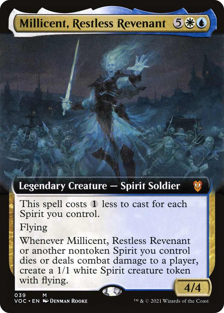 Millicent, Restless Revenant (Extended Art) [Innistrad: Crimson Vow Commander]-1
