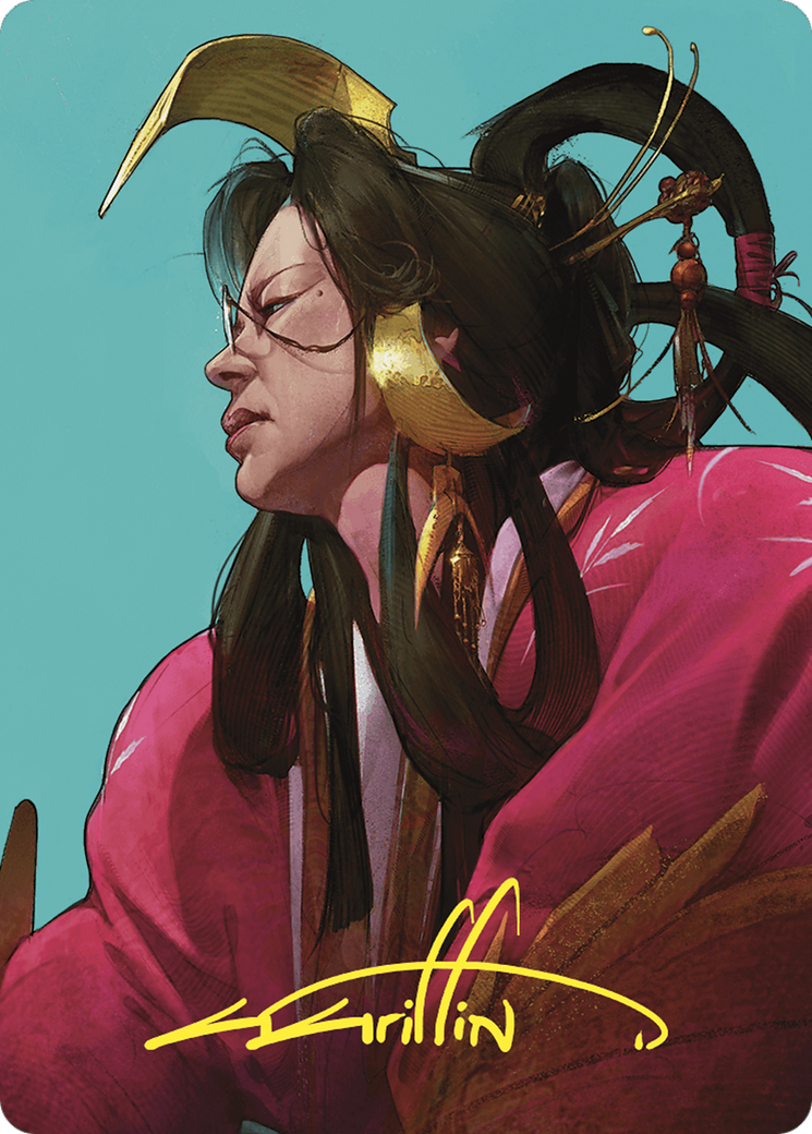 Azami, Lady of Scrolls // Azami, Lady of Scrolls (ACMM-052) - Commander Masters Art Series (Borderless) Foil-3