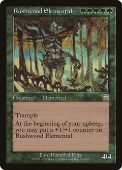 Rushwood Elemental [Mercadian Masques]-1