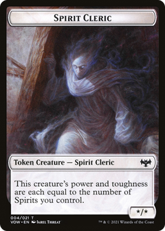 Spirit Cleric (TVOW-004) - Innistrad: Crimson Vow Tokens Foil-1