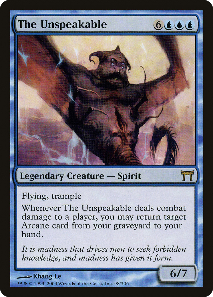 The Unspeakable [Champions of Kamigawa]-1