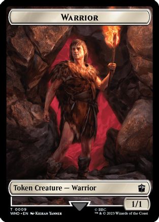 Warrior // Treasure (0029) Double-Sided Token (WHO-9 // 29) - Universes Beyond: Doctor Who Foil