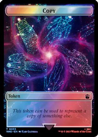 Copy // Clue (0055) Double-Sided Token (Surge Foil) (WHO-33 // 55) - Universes Beyond: Doctor Who Foil-1