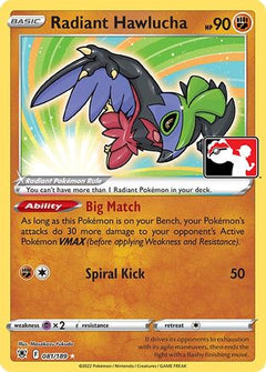 Radiant Hawlucha (081/189) [Prize Pack Series One]-1