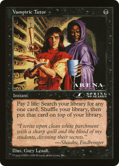 Vampiric Tutor (OLEP-074) - Oversized League Prizes-1