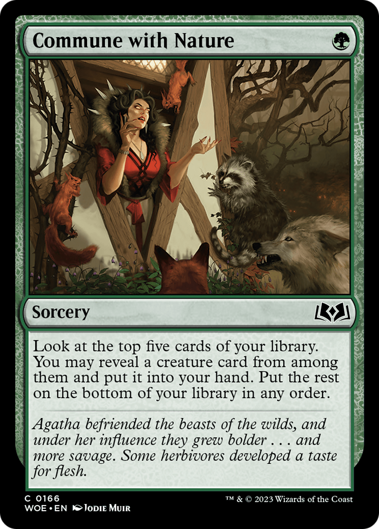 Commune with Nature [Wilds of Eldraine]-1