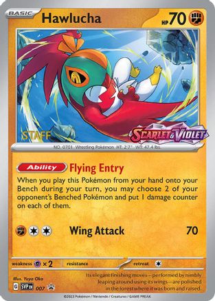 Hawlucha (007) [Staff] [Scarlet & Violet 151]-1