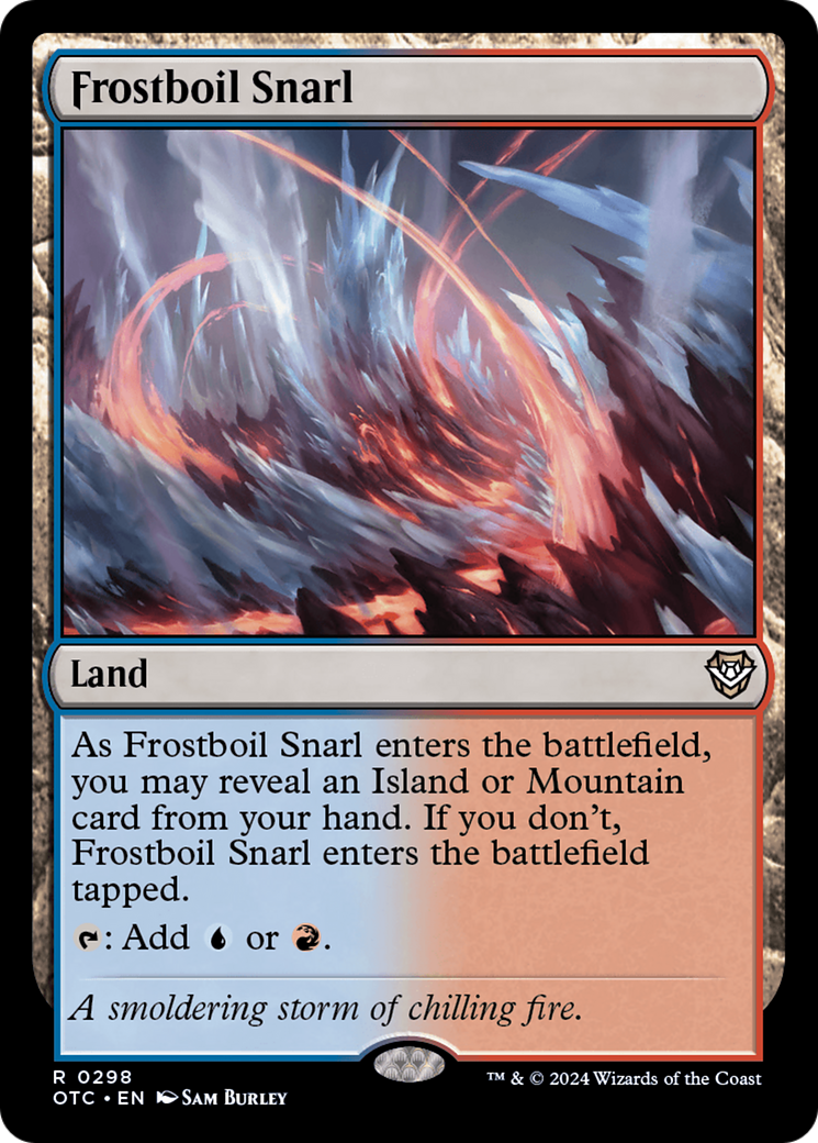 Frostboil Snarl [Outlaws of Thunder Junction Commander]-1