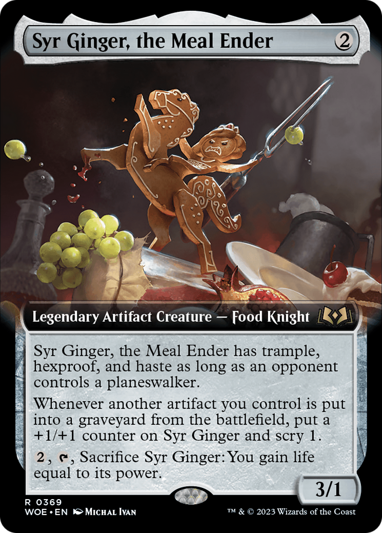 Syr Ginger, the Meal Ender (Extended Art) [Wilds of Eldraine]-1