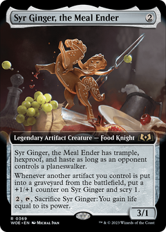 Syr Ginger, the Meal Ender (Extended Art) [Wilds of Eldraine]-1