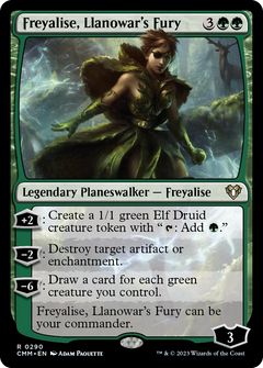 Freyalise, Llanowar's Fury [Commander Masters]-1