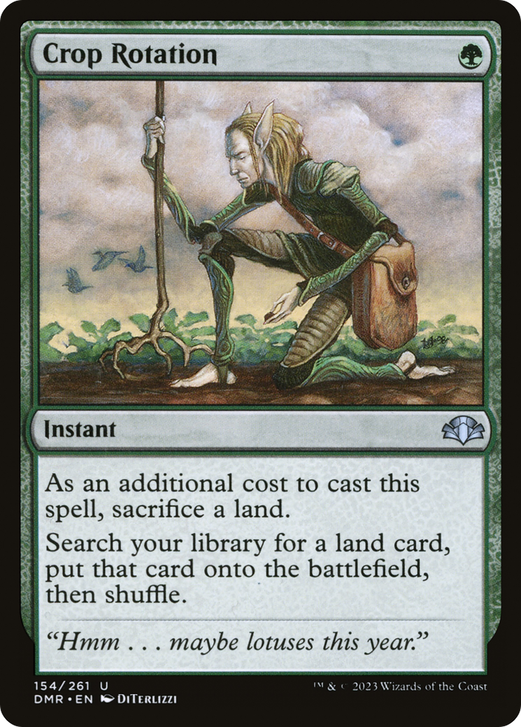Crop Rotation [Dominaria Remastered]-1