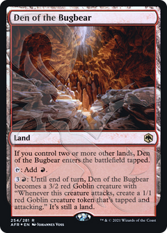 Den of the Bugbear (Ampersand Promo) [Dungeons & Dragons: Adventures in the Forgotten Realms Promos]-1