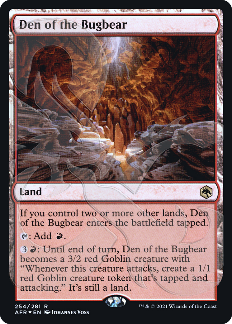 Den of the Bugbear (Ampersand Promo) [Dungeons & Dragons: Adventures in the Forgotten Realms Promos]-1