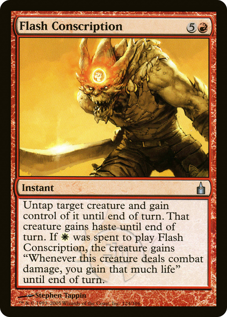Flash Conscription [Ravnica: City of Guilds]-1