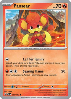 Pansear (020/182) [Scarlet & Violet: Paradox Rift]-1