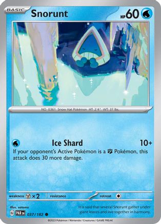 Snorunt (037/182) [Scarlet & Violet: Paradox Rift]-1
