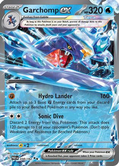 Garchomp ex (038/182) [Scarlet & Violet: Paradox Rift]-1