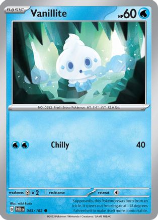 Vanillite (043/182) [Scarlet & Violet: Paradox Rift]-1