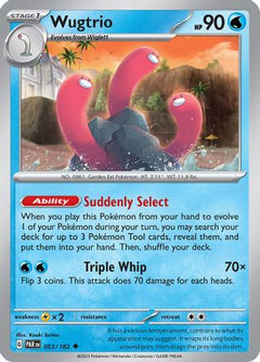 Wugtrio (053/182) [Scarlet & Violet: Paradox Rift]-1
